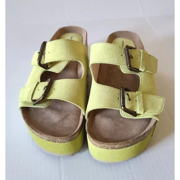Intentionally Blank Cooper 2 Platform Slide Sandals Sz EU 39 US 8 NWOB